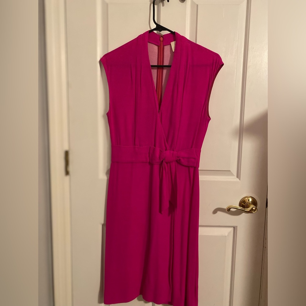 Kate Spade pink dress with center bow